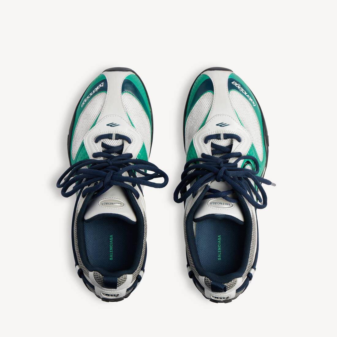 Sneaker Radar Gradient Lines pour Homme en Gris Clair/vert/noir | Balenciaga France FR - Image 5