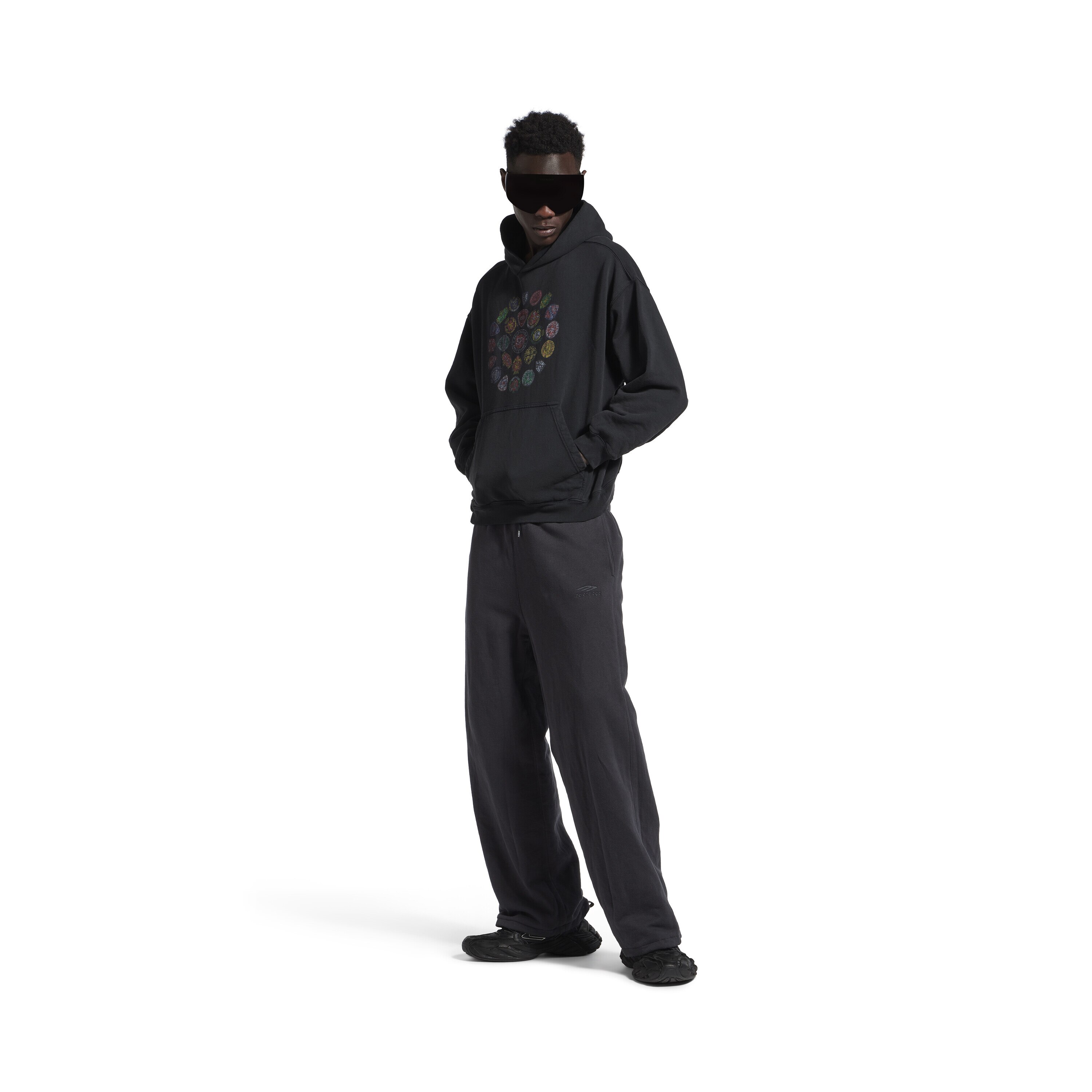 フェードブラック の メンズ Spiral Crest Hoodie ミディアム