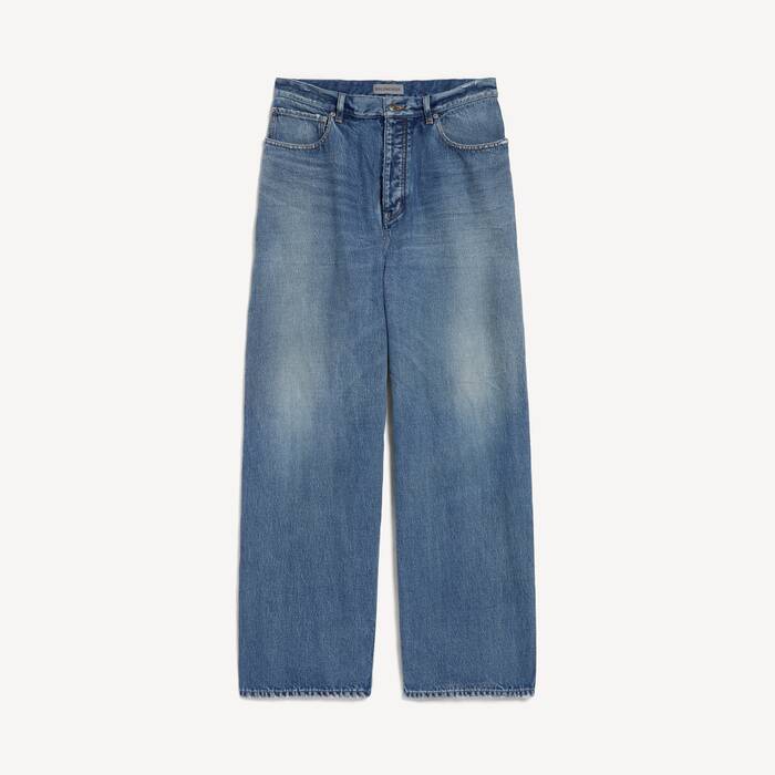 Jeans Baggy da Uomo in Blu Scuro - Uomo | Balenciaga Italia IT - Image 1