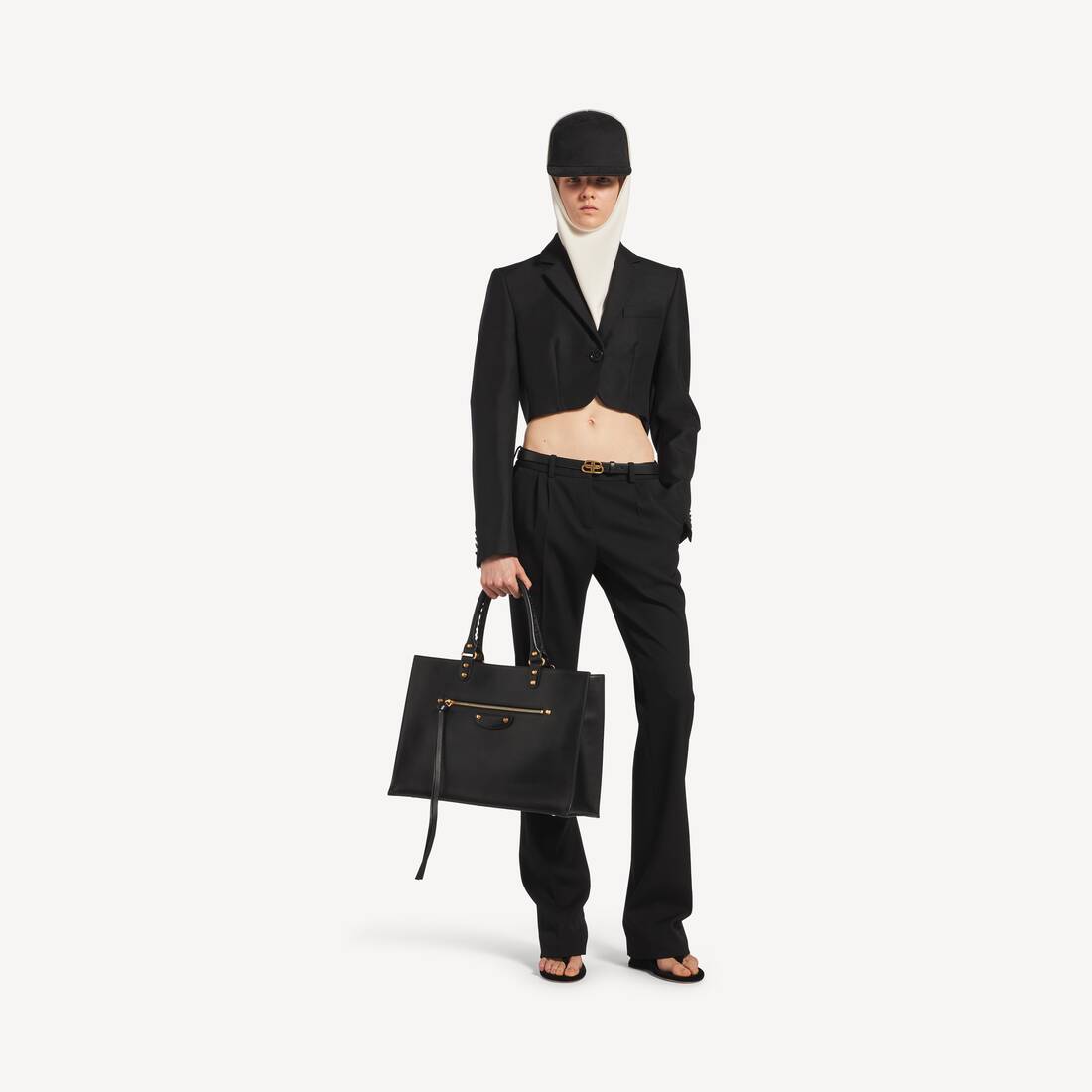 Women's Le City Sleek Tote Bag Large in Black | Balenciaga Germany EN - Image 7