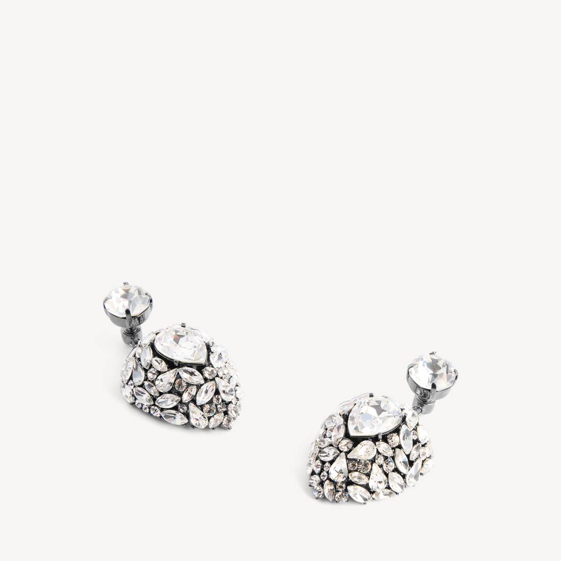 Boucles D&rsquo;oreilles Cushion pour Femme en Or Fonc&eacute; | Balenciaga France FR - Image 2
