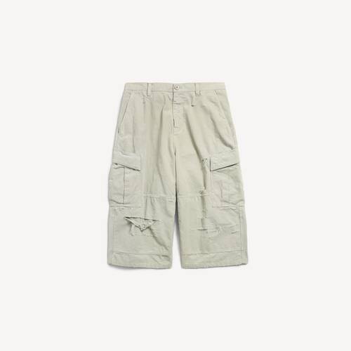 pantaloni cargo cropped