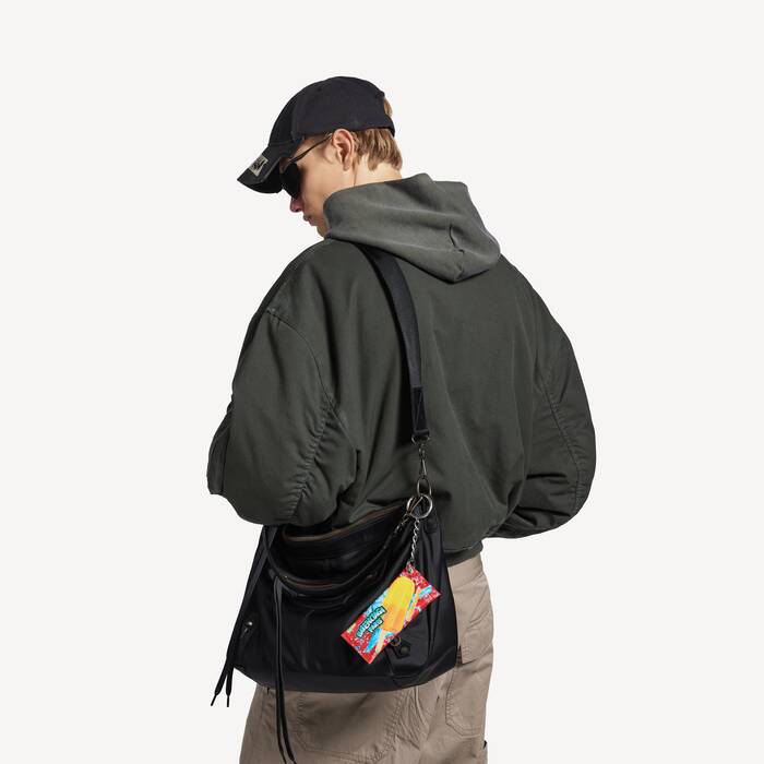 Men's Keychain/charm Snack Pouch in Red - Men | Balenciaga Slovakia (slovak Republic) EN - Image 3