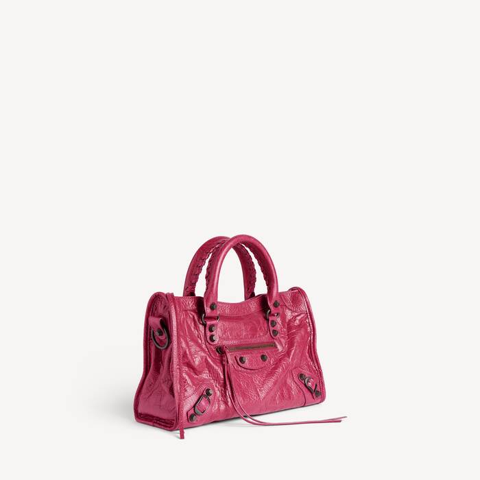 Sac Le City Petit pour Femme en Framboise - Femme | Balenciaga Suisse FR - Image 2