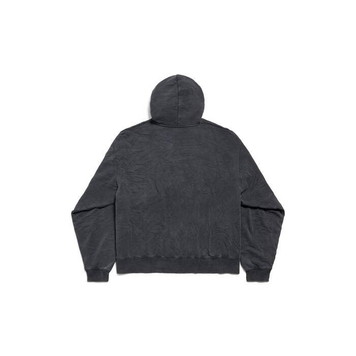 washed crayon loop oversized hoodie