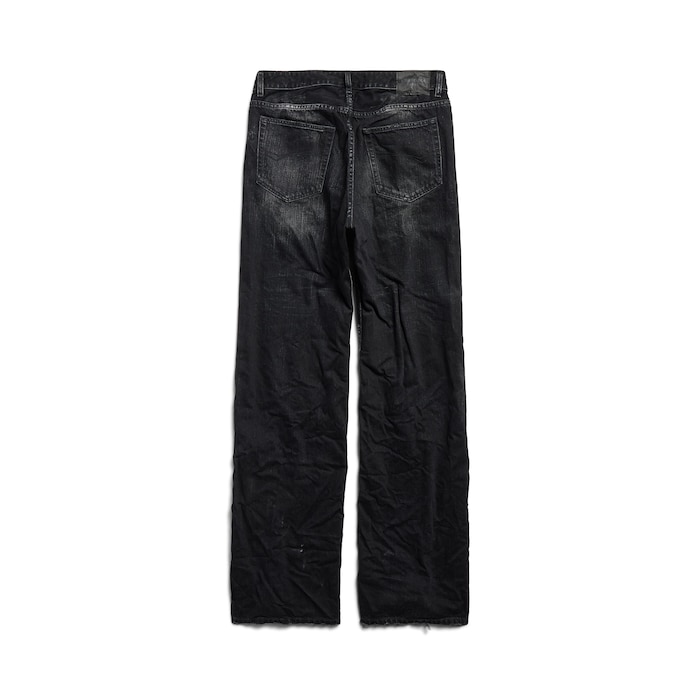 パンツ BALENCIAGA Loose Fit Jeans black BALENCIAGA | Loose Fit Buckle Pants | Men | Black | Flannels