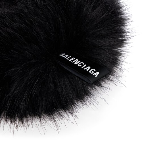 holli animal-free fur scrunchie