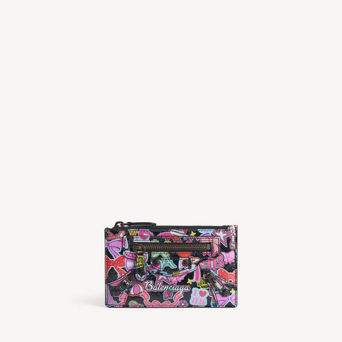 Women's Le City Long Coin And Card Holder in Black/multicolor - Women | Balenciaga Netherlands EN - Image 1