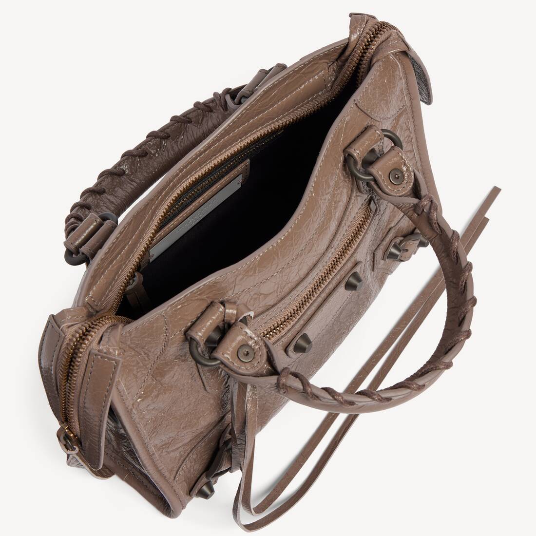 Femme's Sac Le City Mini in Noix Fonc&eacute; | Balenciaga Monaco FR - Image 6