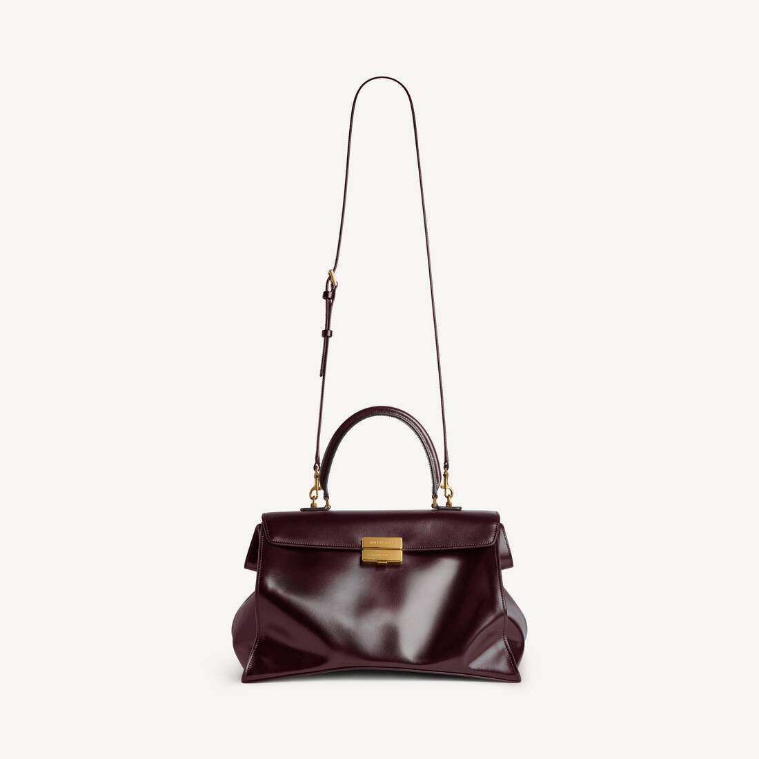Hourglass Avenue Henkeltasche Mittelgro&szlig; f&uuml;r Damen in Traube | Balenciaga Deutschland DE - Image 4