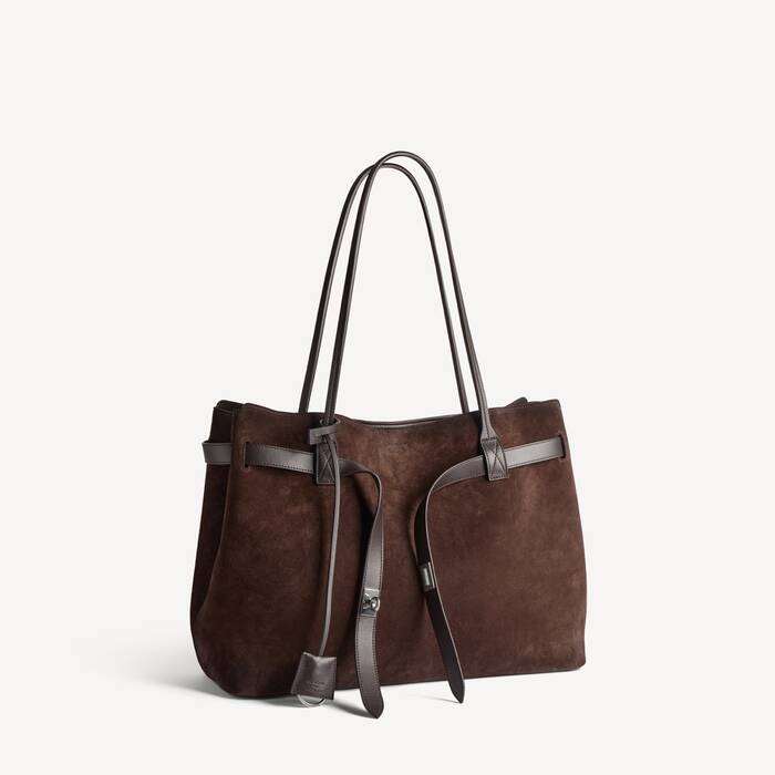 Women's Bel Air Tote Bag Large in Light Espresso - Women | Balenciaga Australia EN - Image 2