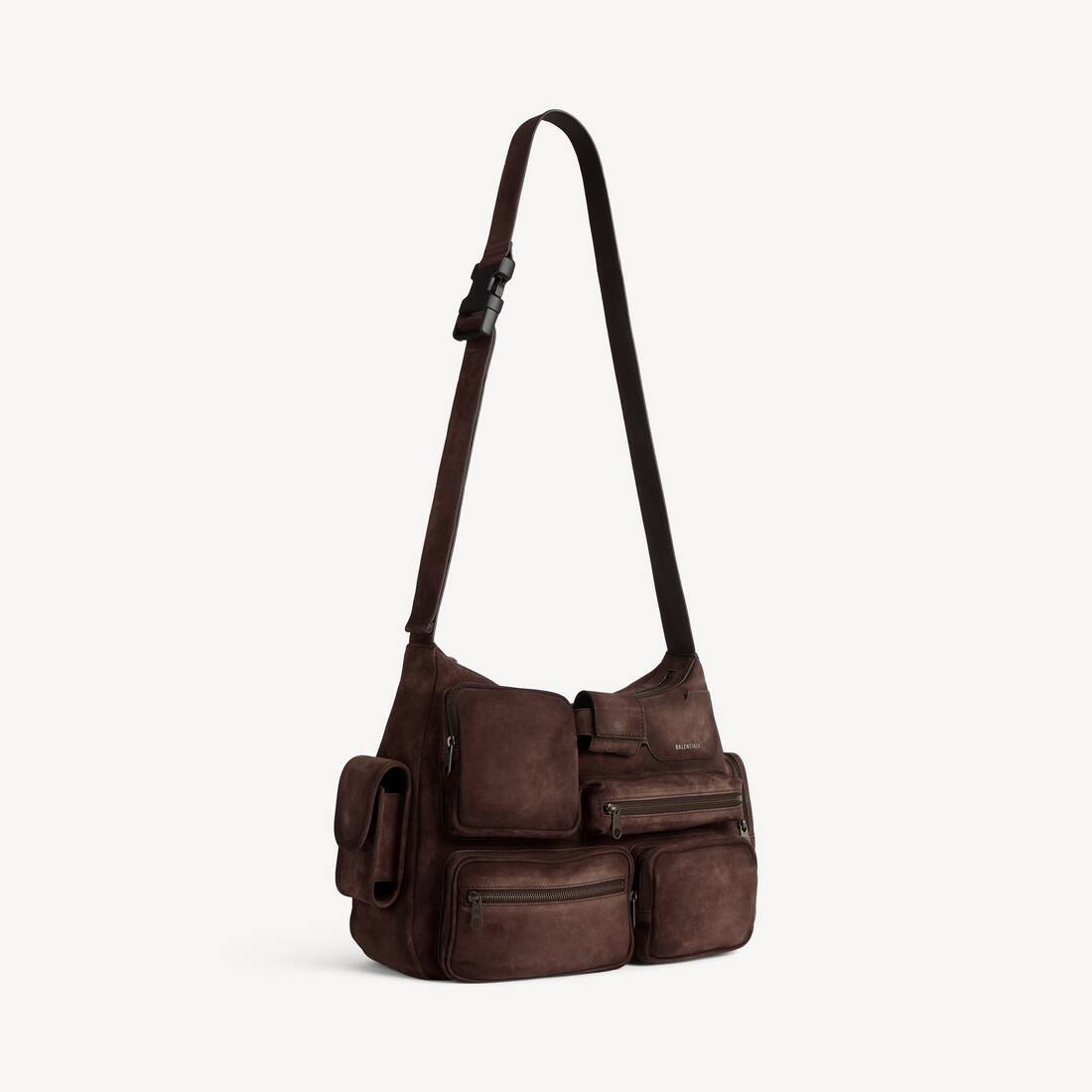 Men's Superbusy Messenger Bag in Light Espresso | Balenciaga Canada EN - Image 2