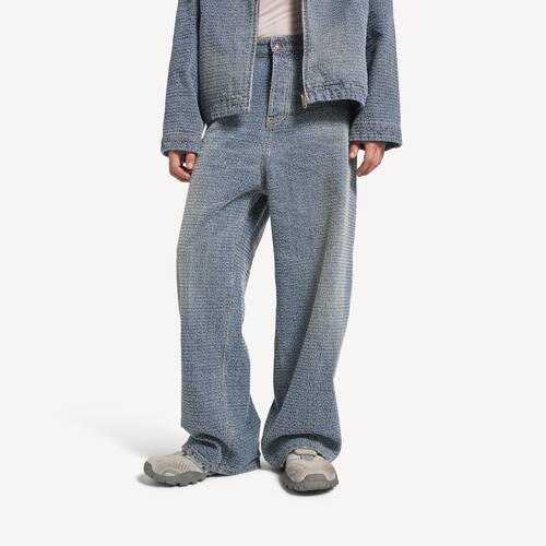 jeans denim stitch baggy