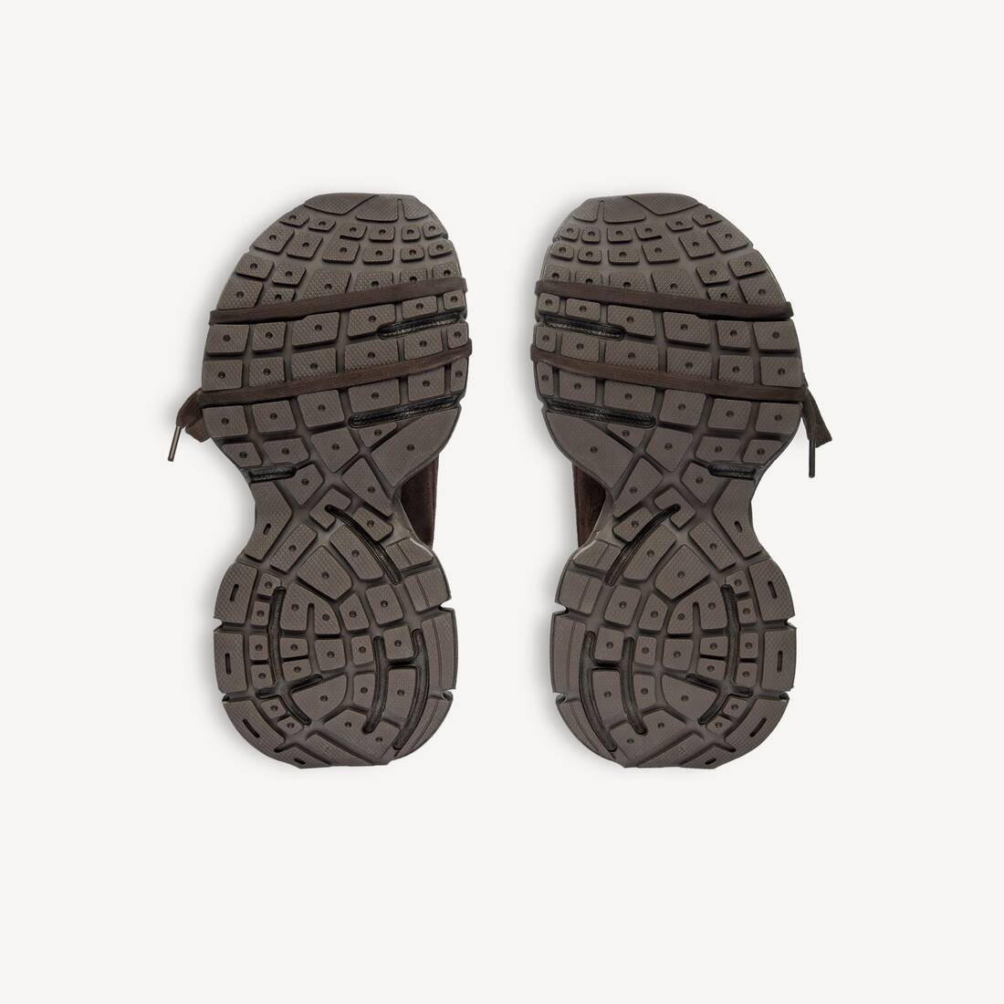Men's 3xl Stitched Suede Sneaker in Light Espresso | Balenciaga Japan EN - Image 5