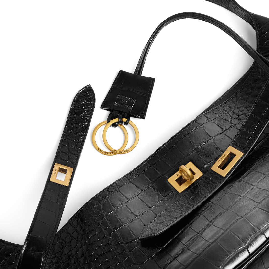 ブラック の ウィメンズ BEL AIR ショルダーバッグ スモール Women's Bel Air Carry All Bag Small in Black | Balenciaga US