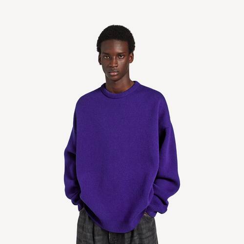 knitted city crewneck sweater