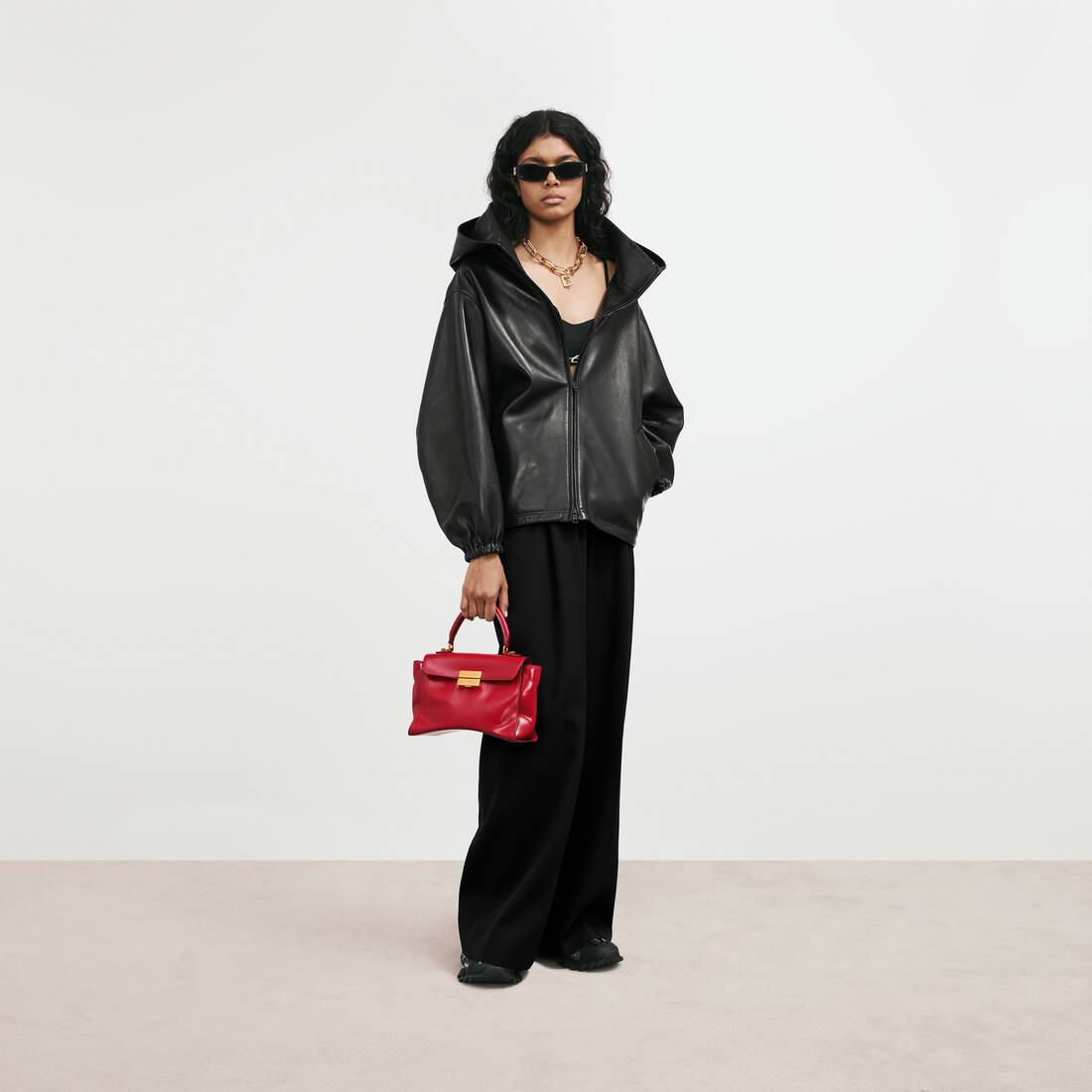 Women's Wide Pants in Black | Balenciaga United States EN - Image 2