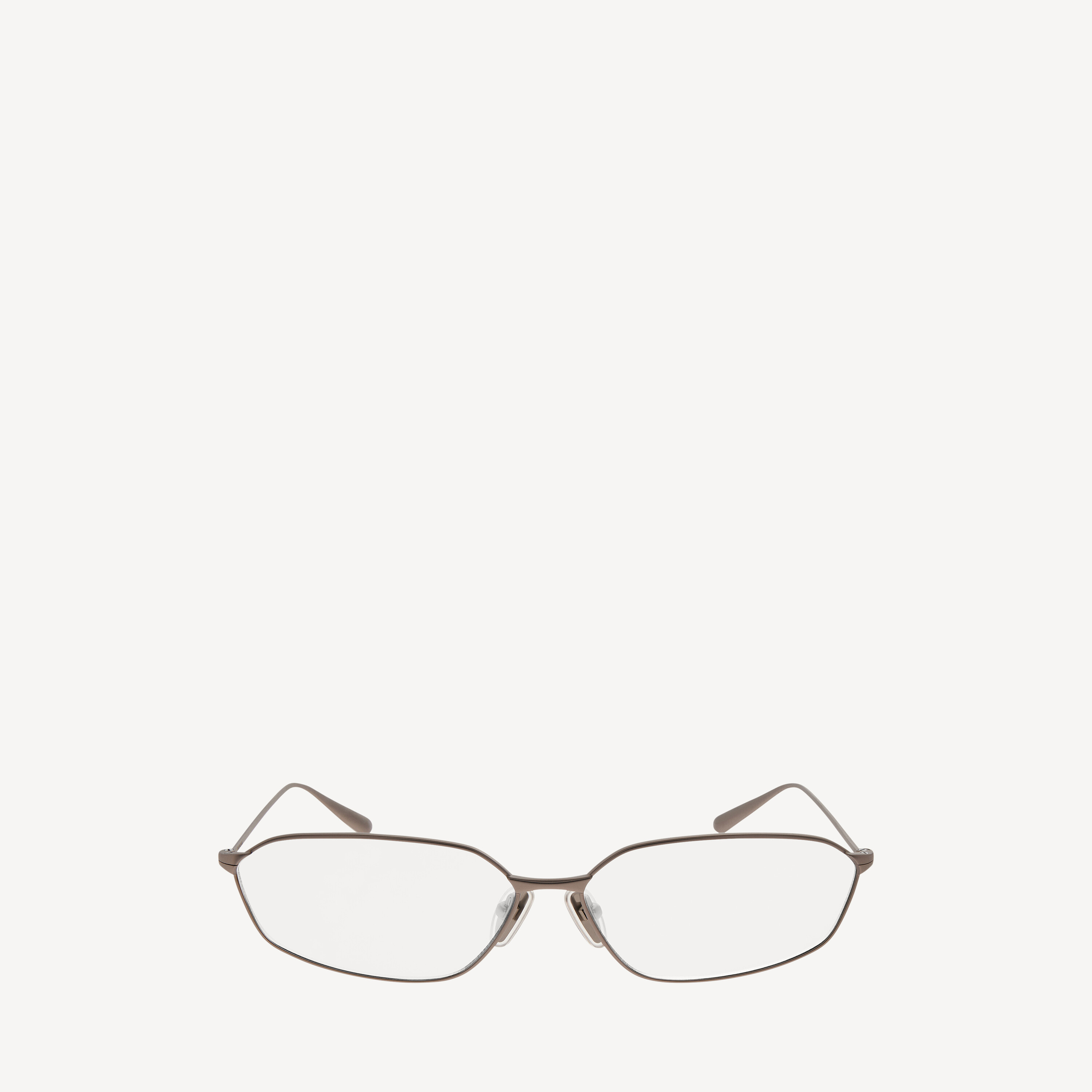 Editorial Oval Sunglasses in Silver