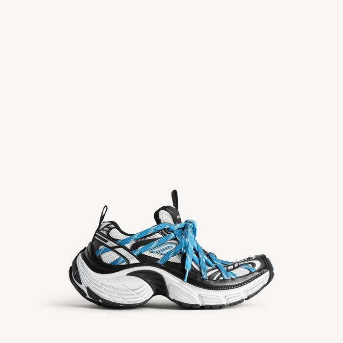 Men's 6xl Extreme Laces Sneaker in White/blue/black - Men | Balenciaga Croatia EN - Image 1