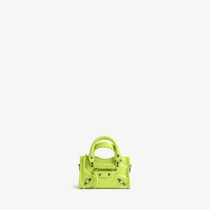 Le City Tasche Nano f&uuml;r Damen in Apfelgr&uuml;n - Damen | Balenciaga Schweiz DE - Image 1