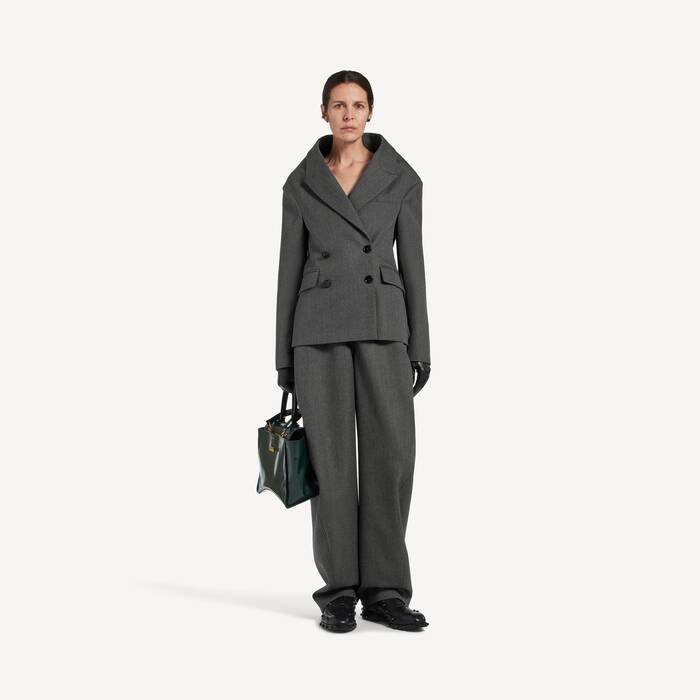 ダークグレー の ウィメンズ ストールジャケット  - ウィメンズ | Balenciaga 日本 JA - Image 3