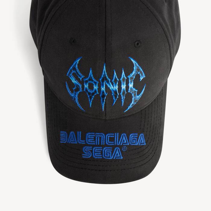 ブラック の メンズ Balenciaga | Sega Sonic The Hedgehog キャップ - メンズ | Balenciaga 日本 JA - Image 2