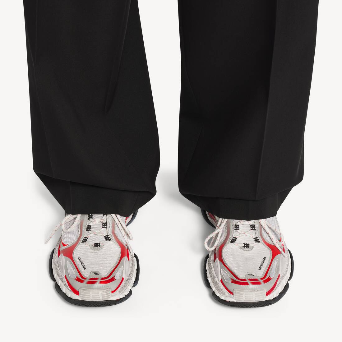 Men's Triple S.2 Sneaker in Grey/red/white | Balenciaga Australia EN - Image 6