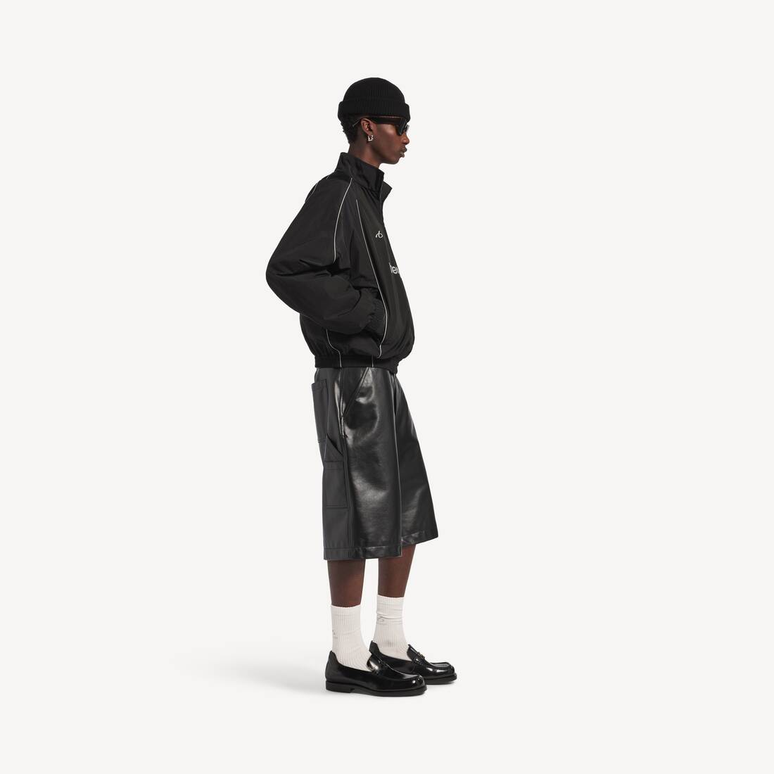Men's Soccer Tracksuit Jacket in Black | Balenciaga United Kingdom EN - Image 3