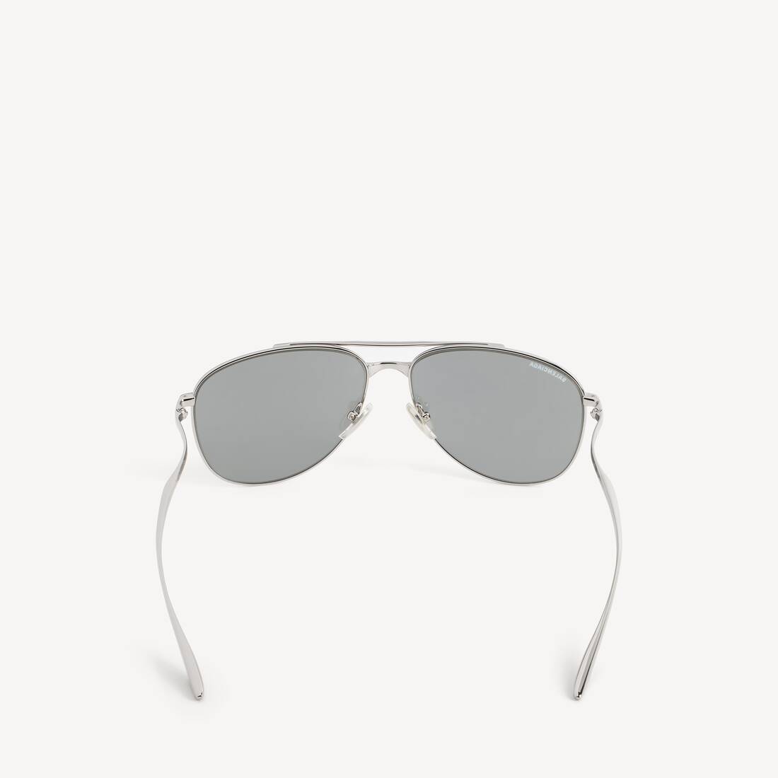 Lunettes De Soleil Pilote Monday pour Homme en Ruth&eacute;nium Clair | Balenciaga France FR - Image 2