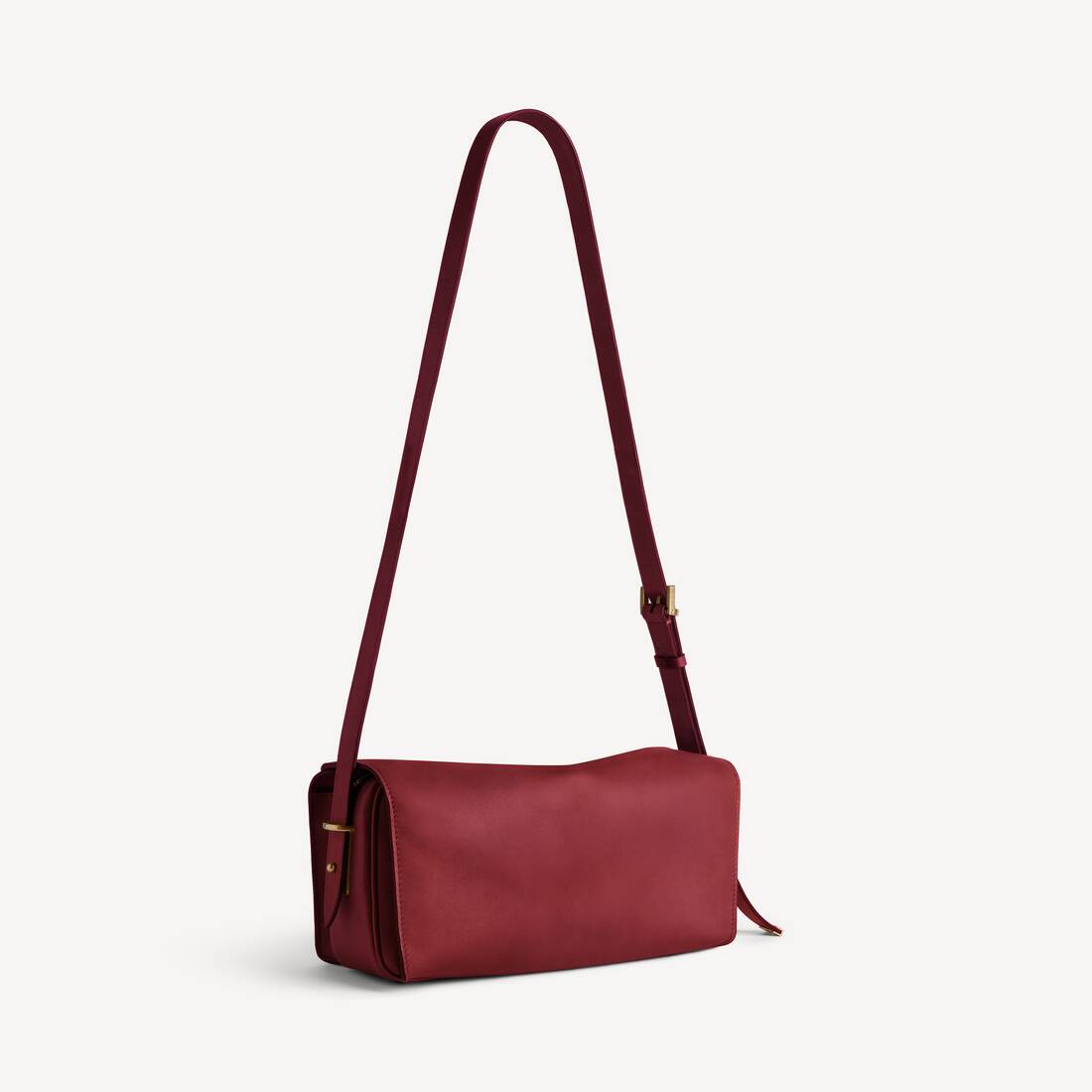 Women's Le 7 Shoulder Bag Medium in Ruby/moka | Balenciaga Monaco EN - Image 3