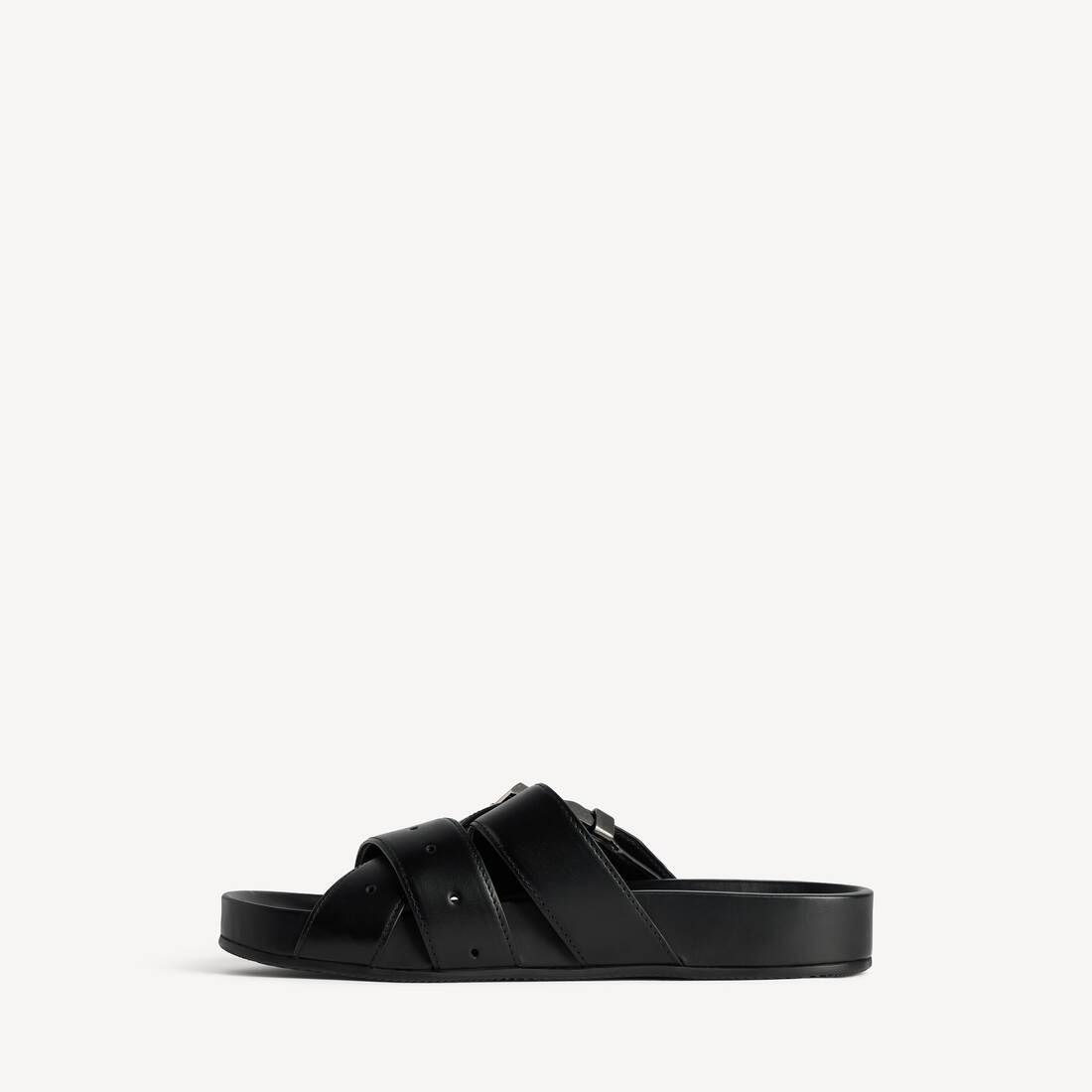 남성 벨트 뮬 블랙 | 발렌시아가 대한민국 KO - Image 3