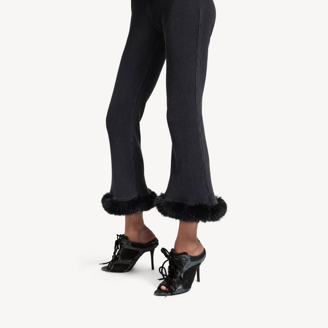 Sandale &Agrave; Talon Stapler pour Femme en Noir | Balenciaga France FR - Image 8