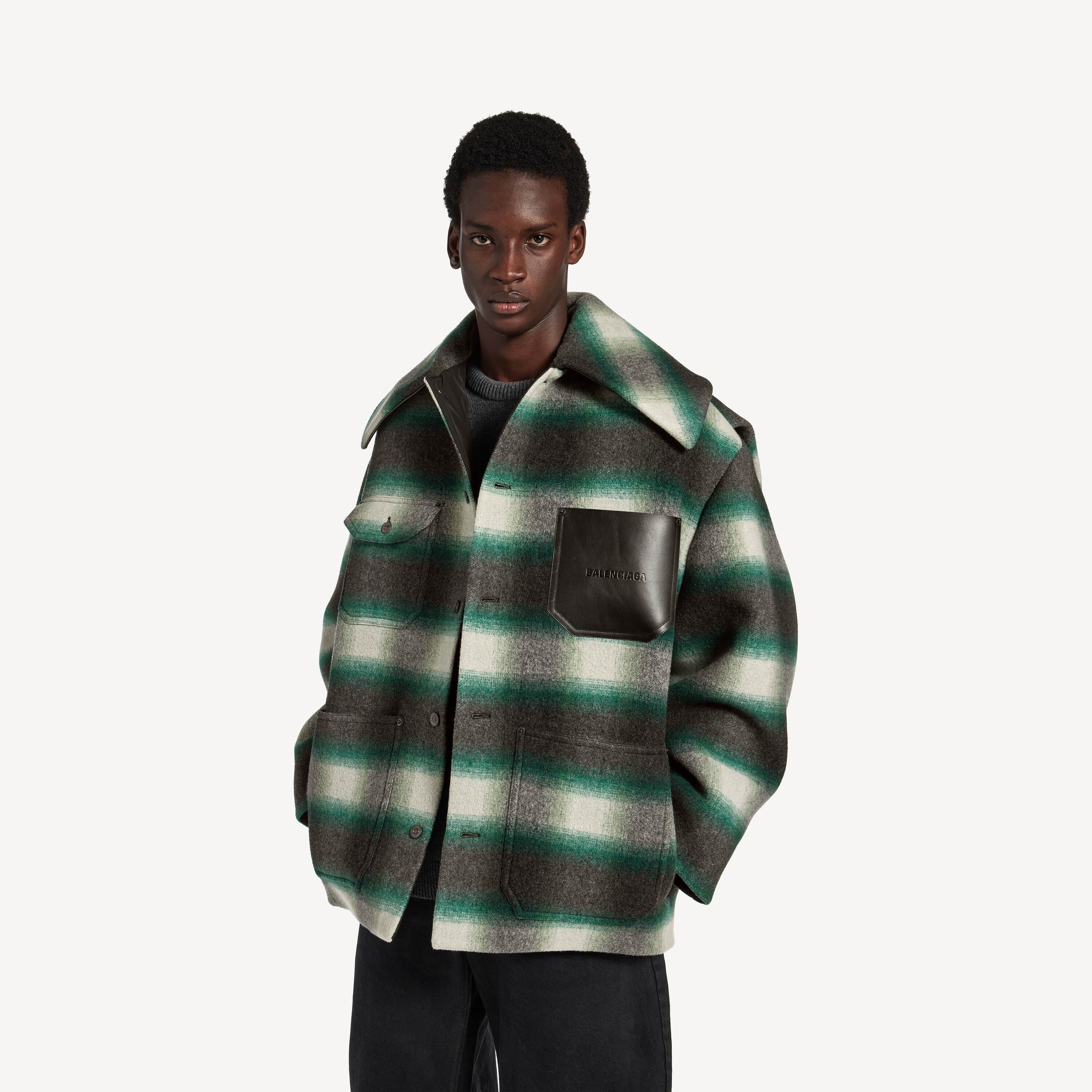 【ほぼ新品】バレンシアガ ドッキング コート オーバーサイズ メンズ's コート & ジャケット | Balenciaga JP