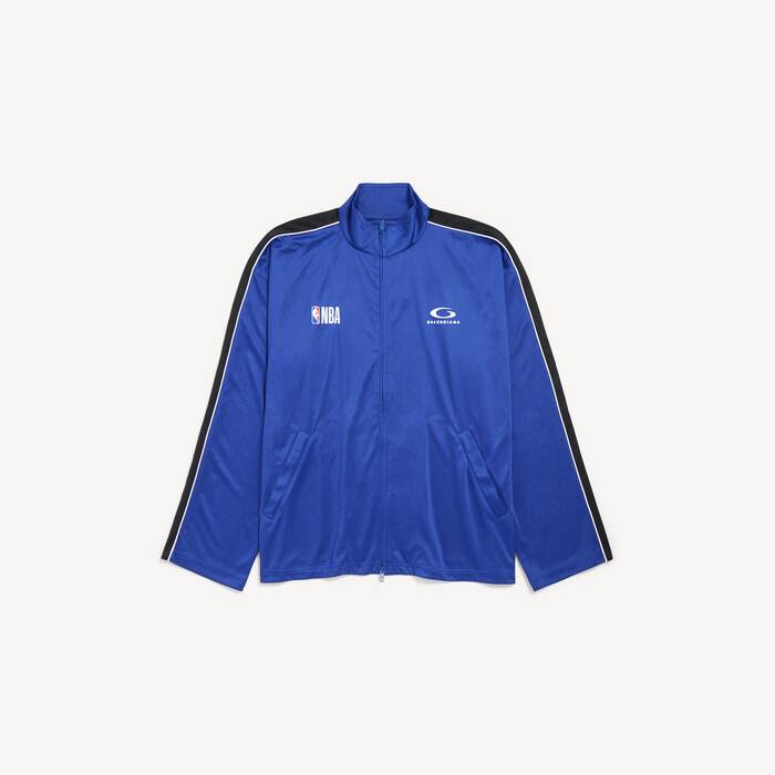 Men's Balenciaga | Nba Collaboration Tracksuit Jacket in Blue/black - Men | Balenciaga United States EN - Image 1