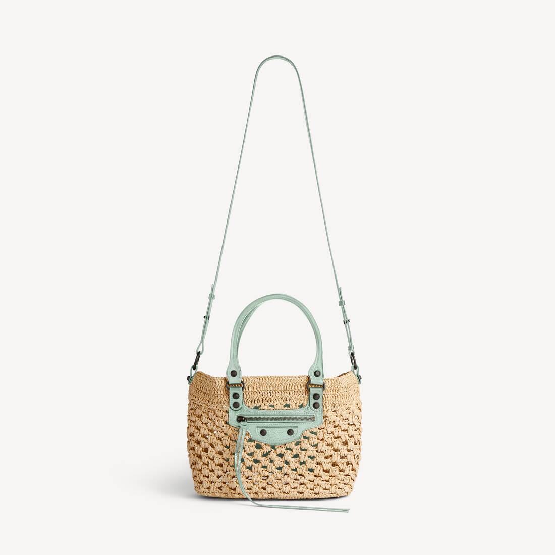 Women's Le City Basket Small in Beige/mineral Green | Balenciaga Japan EN - Image 4