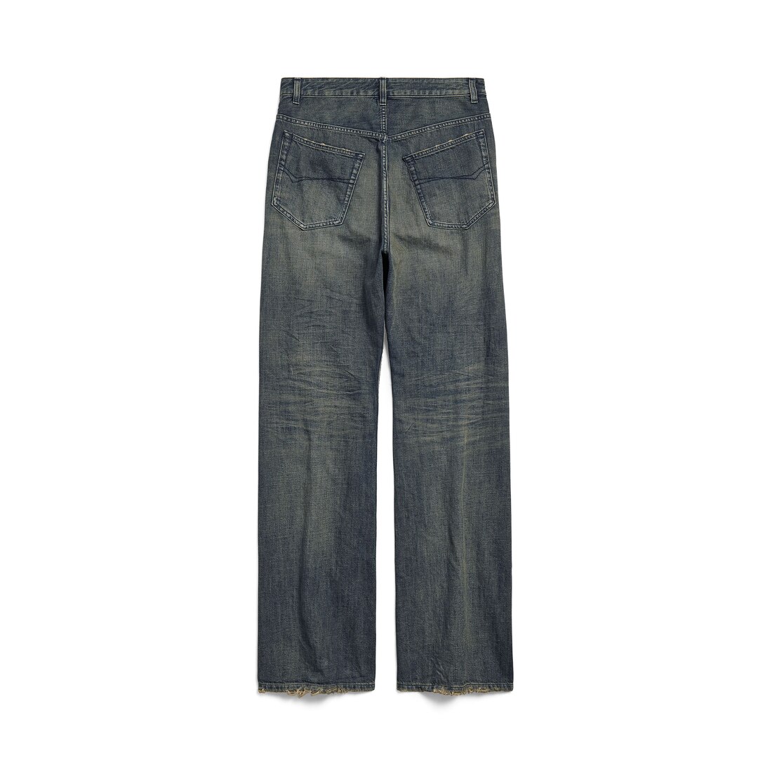 パンツ BALENCIAGA PANTS (681822TRN04 1083) Men's Low Crotch Pants in Blue | Balenciaga US