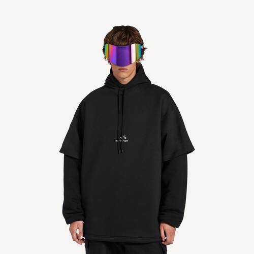 bodies 中綿入りレイヤードフーディ