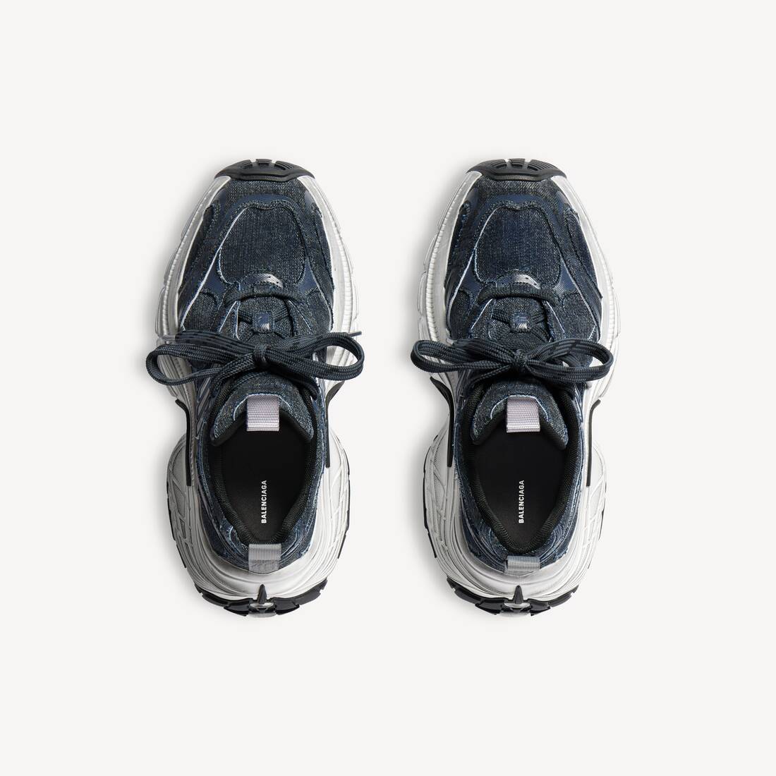Sneaker 6xl Denim da Uomo in Blu/bianco | Balenciaga Italia IT - Image 4