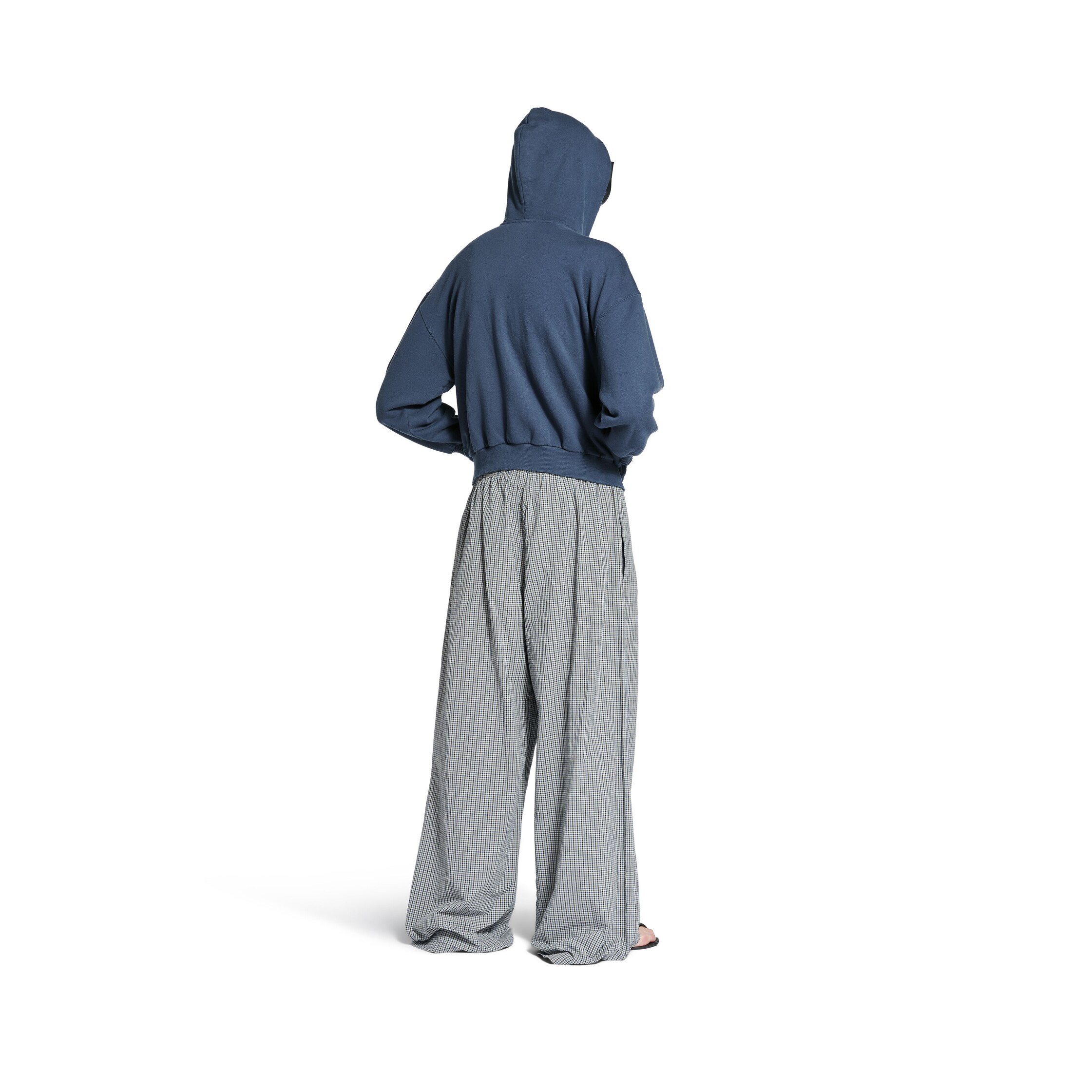 vip team logo shifted zip-up hoodie