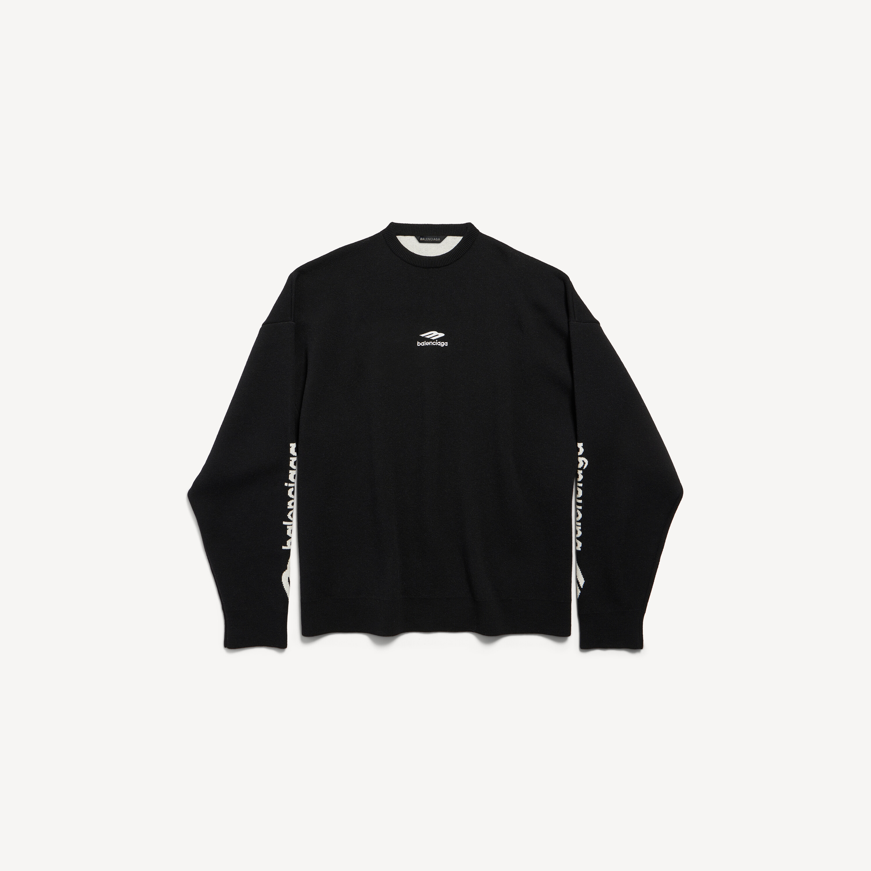 ブラック/ホワイト の メンズ 3b Sports Icon Ski クルーネック