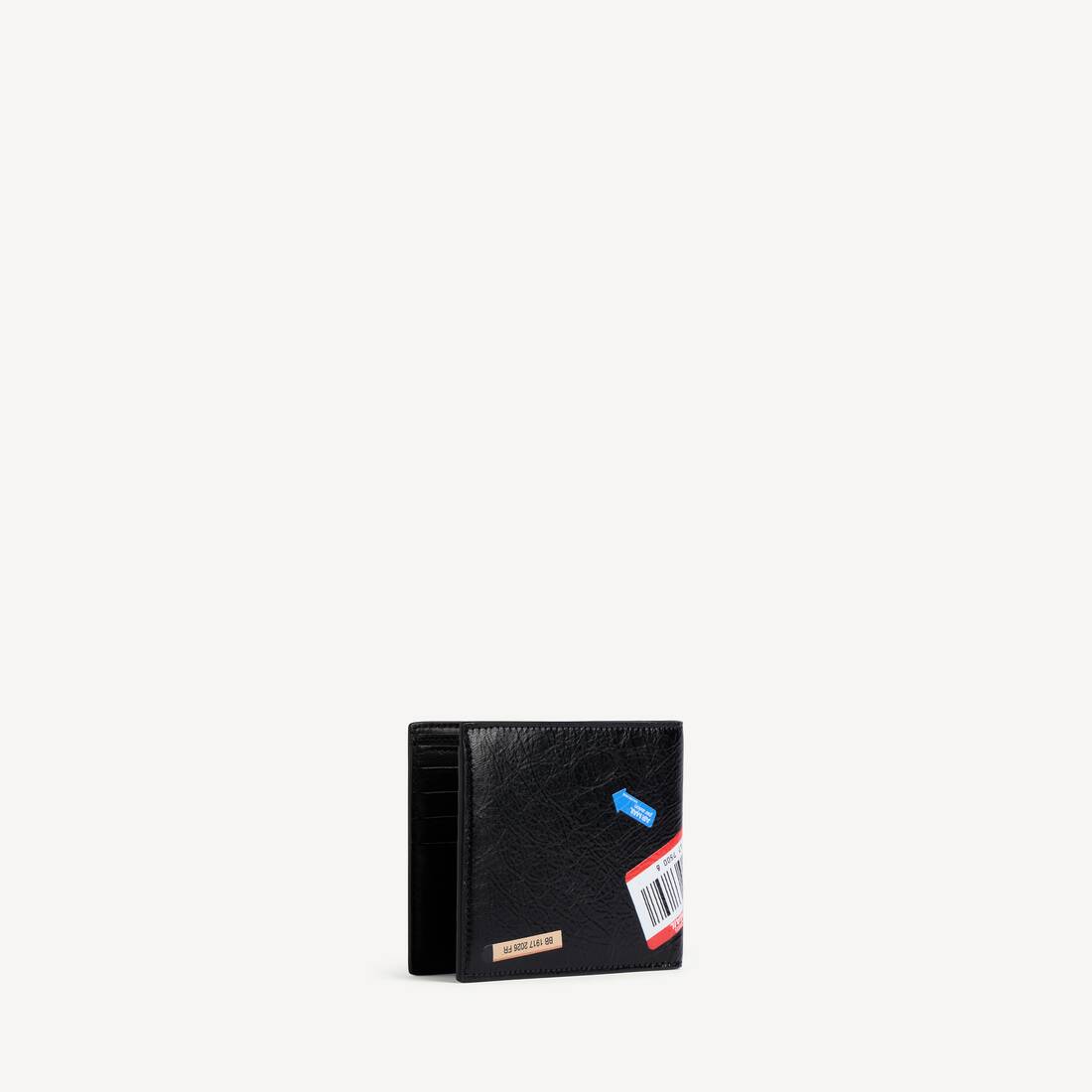 Men's Cash Square Folded Wallet in Black/multicolor | Balenciaga Netherlands EN - Image 2