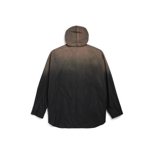 hooded oversized shirt