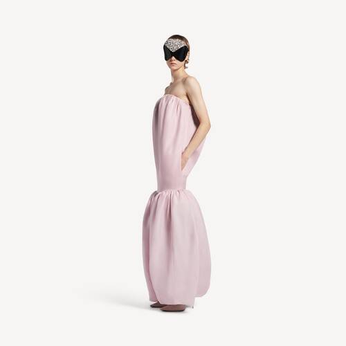 double maxi ballon dress