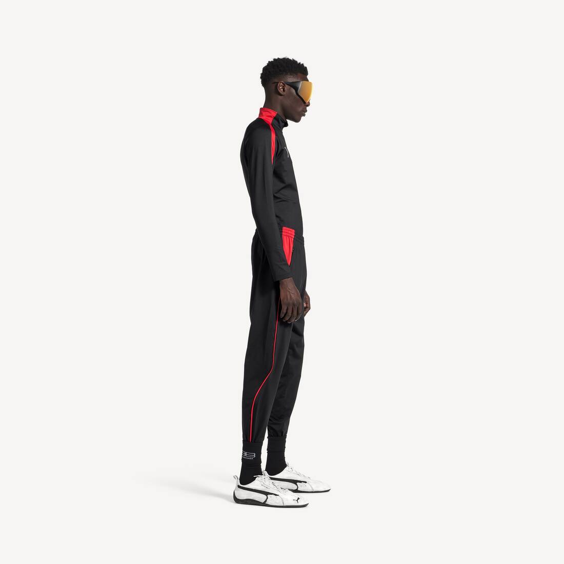 Balenciaga I Puma Half-zip Top in Black/red | Balenciaga Sweden EN - Image 3