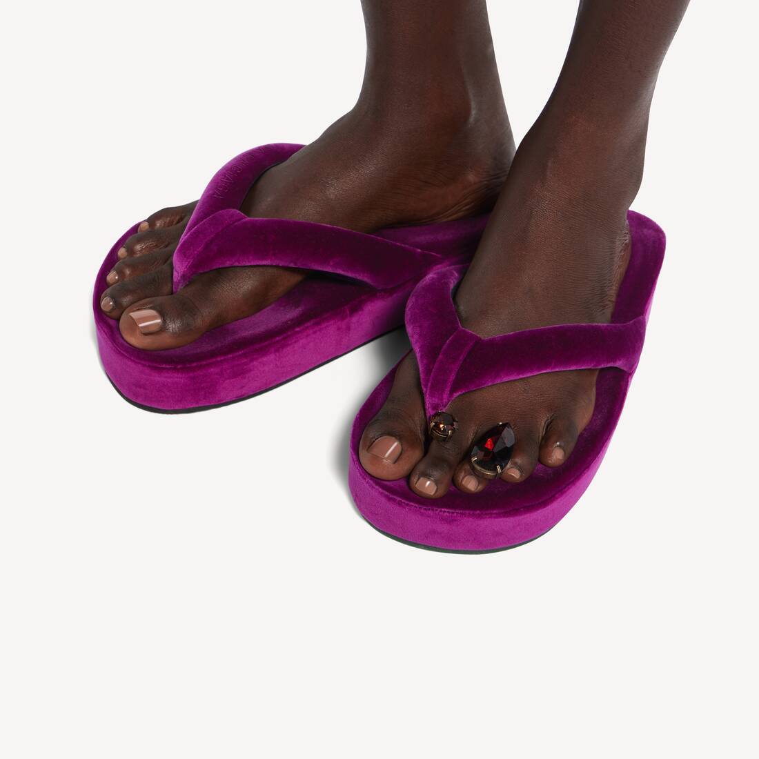 Women's Jet Lag Thong in Purple | Balenciaga Bulgaria EN - Image 6