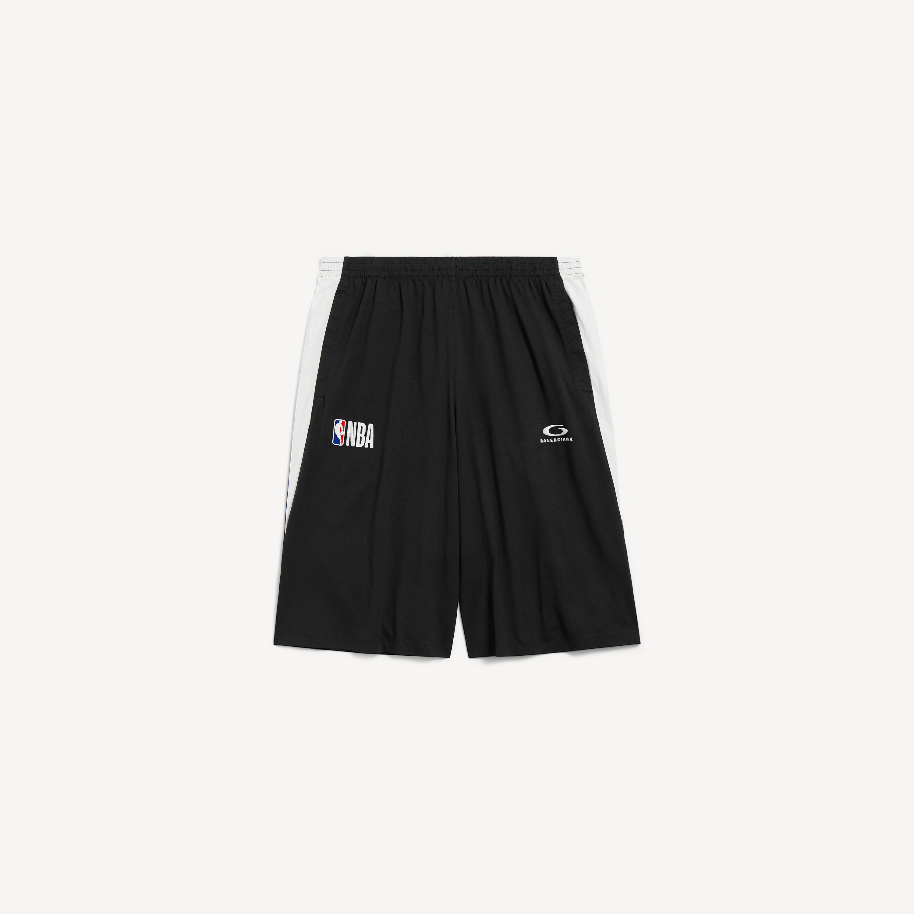 Men's Balenciaga | Nba Collaboration Tracksuit Shorts in Black/white