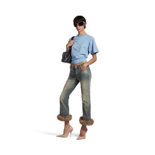 balenciaga back中号版型t恤