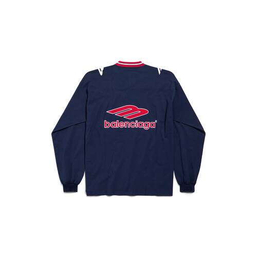 3b football ロングスリーブ vネック tシャツ