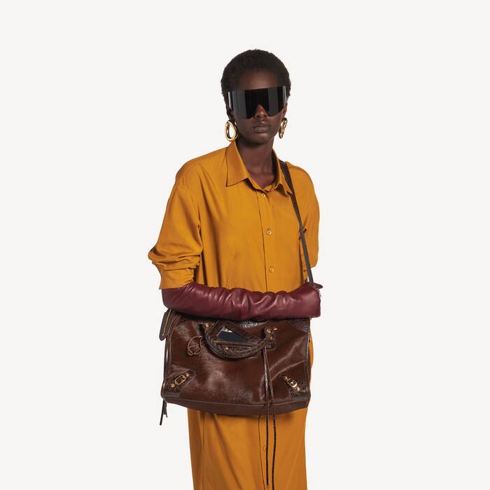 Bolso Le City Mediano para Mujer en Marr&oacute;n - Mujer | Balenciaga Espa&ntilde;a ES - Image 2