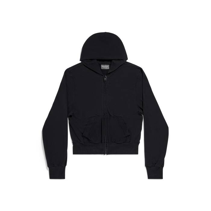 zip-up hoodie fitted